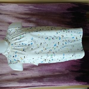 Banana Republic Large Floral Tunic Top